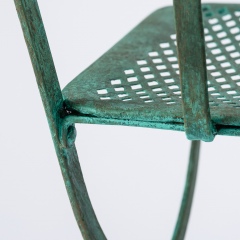 7-8146-Pair-of-Parisian-Wrought-Iron-Chairs-in-Green-Paint-13