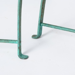 7-8146-Pair-of-Parisian-Wrought-Iron-Chairs-in-Green-Paint-15