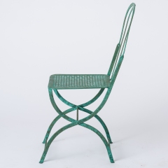 7-8146-Pair-of-Parisian-Wrought-Iron-Chairs-in-Green-Paint-16