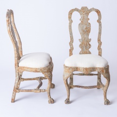 7-8170-A-Pair-of-Swedish-Rococo-Period-Chairs-with-Original-Paint-C.-1760-16