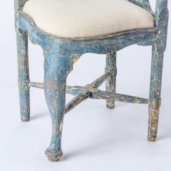 7-8171-Swedish-Rococo-Period-Hornstol-or-Corner-Chair-in-Original-Blue-Paint-C-1770-12