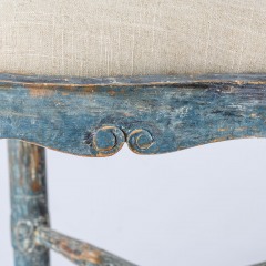 7-8171-Swedish-Rococo-Period-Hornstol-or-Corner-Chair-in-Original-Blue-Paint-C-1770-13