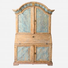 7-8173-A-Rococo-Period-Secretary-from-Varmland-in-Original-Paint-C.-1760-11