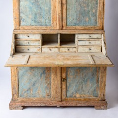 7-8173-A-Rococo-Period-Secretary-from-Varmland-in-Original-Paint-C.-1760-14