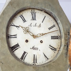 7-8174-Mora-Clock-signed-AAA-green-with-red-details-C-1780-11