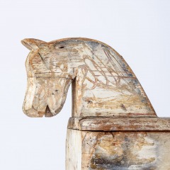7-8175-A-late-19th-century-Swedish-Horse-with-Original-White-Paint-and-Remnants-of-Decoration-15