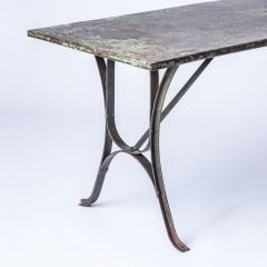 7-8182-An-Early-20th-Century-French-Iron-Industrial-7-8182-Table-with-Remnants-of-Original-Green-Paint-10