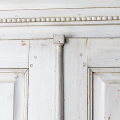 7-8193_A-Swedish-Gustavian-Period-Country-Cabinet-in-White-C.-1810-12