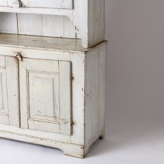 7-8193_A-Swedish-Gustavian-Period-Country-Cabinet-in-White-C.-1810-19