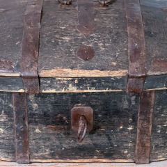 7-8227-A-Swedish-Wooden-Travel-Box-in-Original-Black-Paint-Circa-1780-10