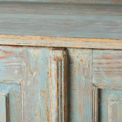 7-8214-A-Swedish-Sideboard-Dryscrapped-to-Original-Blue-Paint-Stockholm-C.-1770-8