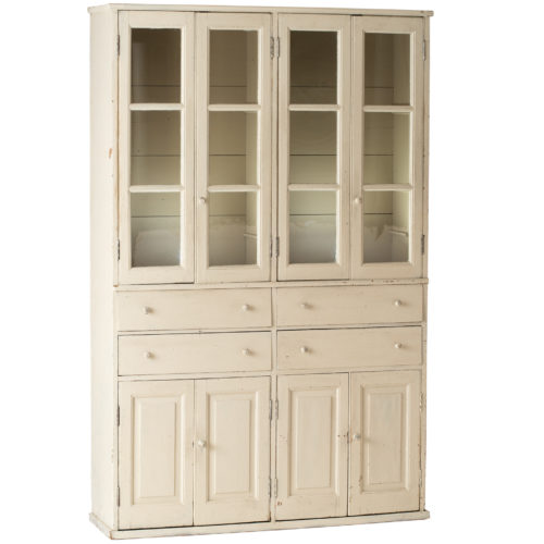 A French Late 19th Century Cupboard With Glass Doors Circa 1890
