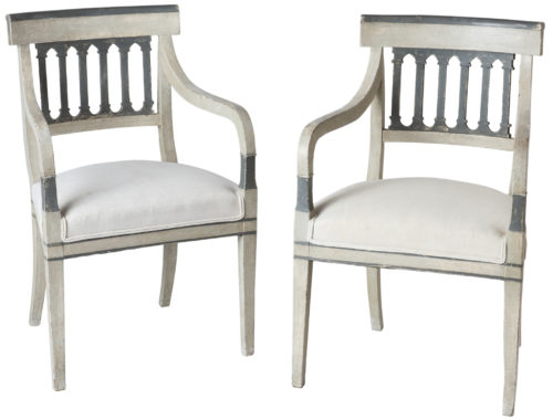 A Pair of Directoire Period Armchairs
