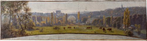 A French Panoramic Landscape Painting Signed Claudius Seignol (1858-1926)