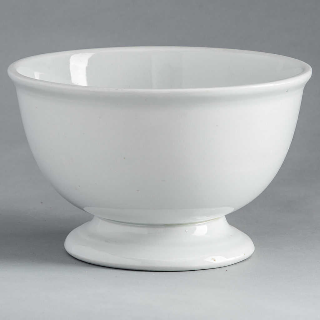 SOLD A Meaken Ironstone Footed Bowl