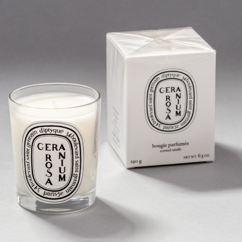 Géranium Rosa scented candle