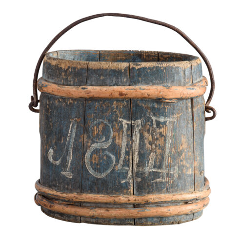 A Swedish Wooden Water or Wine Canteen, C. 1844